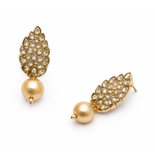 Royal Pearl Beaded Kundan Necklace Set with Earrings