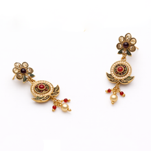 Royal Pearl Beaded Kundan Choker Necklace Set with Earrings