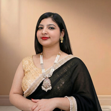 Royal Pearl Beaded Kundan Necklace Set with Earrings