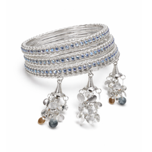 Trendy Crystal Charm Bangles for Women