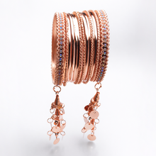 Trendy Crystal Charm Bangles for Women