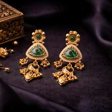 Traditional Gold Finish Multicolor Kundan Necklace Set for Women