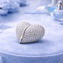 Crystal Heart Statement Ring – Luxury Party Wear Ring