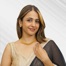 Traditional Gold Finish Temple Style Necklace Set – Premium Artificial Jewellery