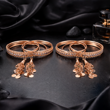 Trendy Crystal Charm Bangles for Women